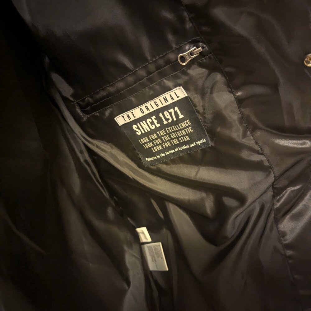 San Jose Sharks & Starter Black Ice Evolve Satin Jacket - Picture 6 of 6